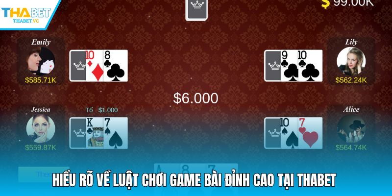Hiểu rõ về luật chơi game bài đỉnh cao tại THABET